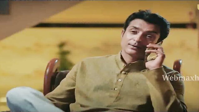 Handsome Indian man in kurta on phone, Ullu Shaukiya Part 02