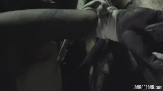 Sarah Kay bound and exorcised by demonic hands in Horror Porn The Exorcist