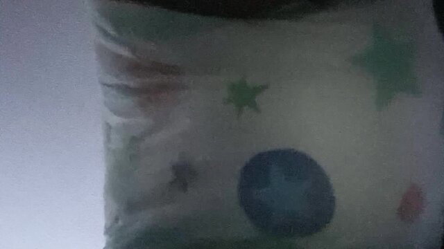 Femboy in wet diaper too lazy for potty, adult baby leak