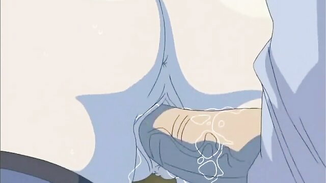 Anime teen schoolgirl wet pussy creampie closeup from JAV teacher seduction