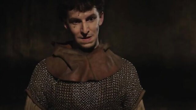 Medieval knight in chainmail from Dante 2022 hot scene nude tits celebs