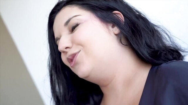 Cerise 22yo curvy Parisian masseuse closeup smile