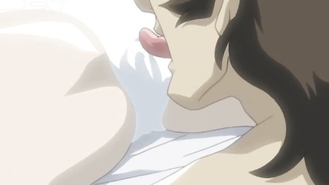 Anime hentai man licks huge pale ass closeup Legend of Wolf Woman Ep.1