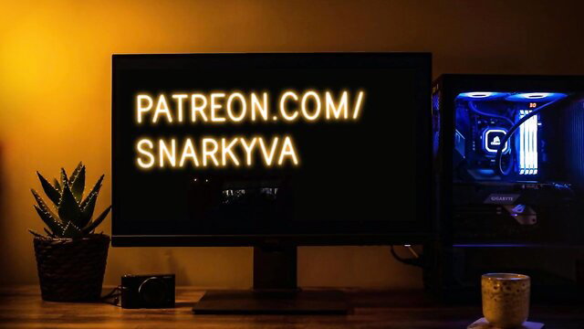 ShesSnarky Patreon cozy gaming setup SnarkyYva adult ASMR