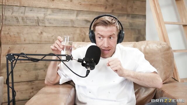 Sophia Isabella in Brazzers podcast with big ass tease