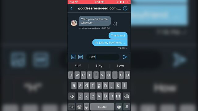 Girlfriend sexting boyfriend on phone, big ass BBC ready