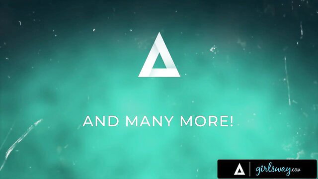 GirlsWay lesbian threesome preview with delta logo and more