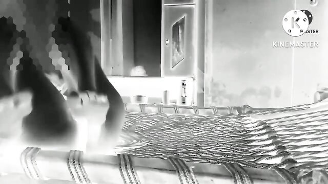 Indian horny bhabhi feet on bed in steamy sex scene with brother-in-law