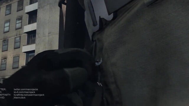 Ghost Town adult video thumbnail: shadowy outdoor urban tease