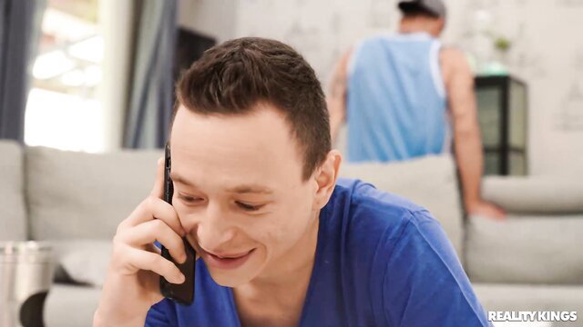 Lisa Belys calls Jay Snake in tight blue tanks, hot neighbor tease