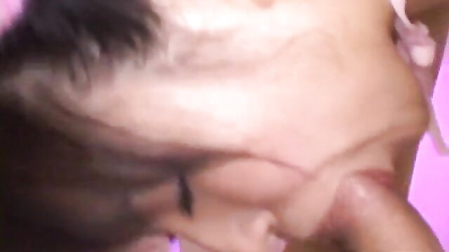 Japanese teen closeup blowjob on stepdad's finger before sex