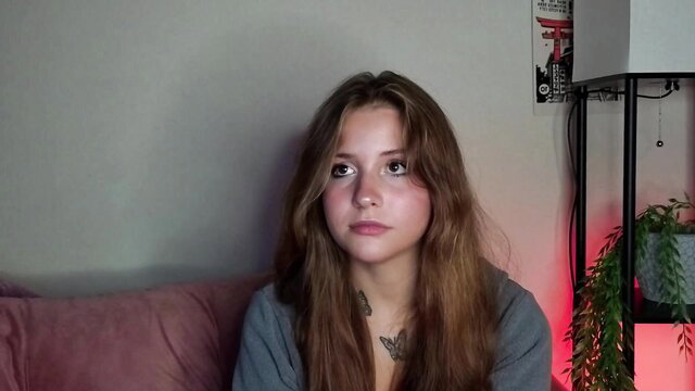 Ceceliapidcock shy 18yo petite brunette in cozy sweater closeup