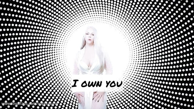 Obedient gooner hypno JOI with hot platinum blonde Sophia in white dress