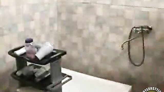 Naked women shower prank in locker room, wet nude bodies