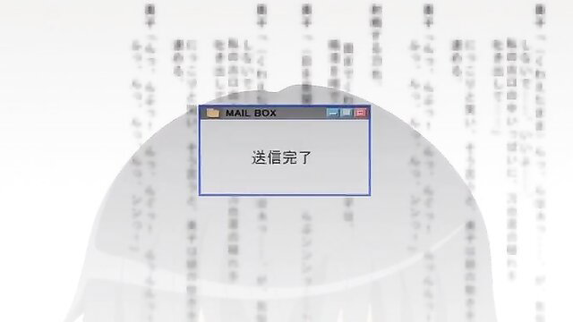 Maki-chan to Nau Ep.2 JAV thumbnail with Mail Box window on Matrix background