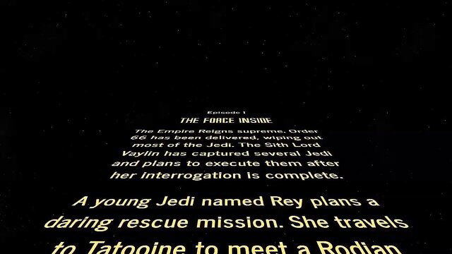 Rey Star Wars parody crawl with Jawas fucking Jedi on Tatooine