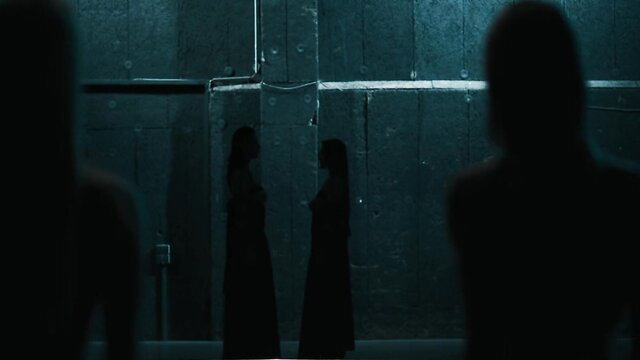 Bella Spark in shadowy silhouettes, mysterious hentai tease