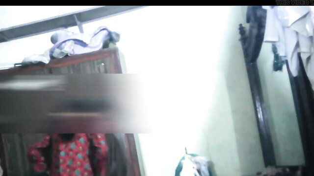 Desi Pakistani wife in red polka dot dress makes out with Indian friend