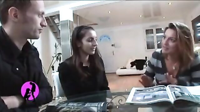 French stepmom and teen talk intimately over book in HD