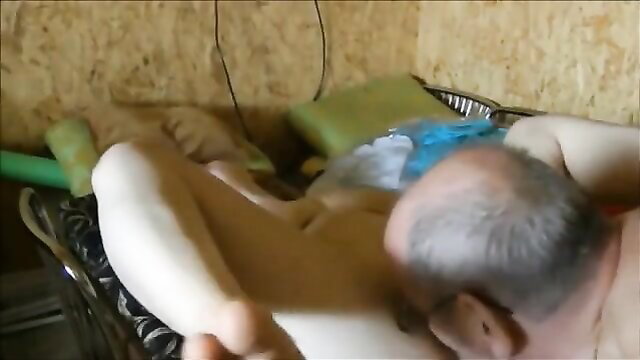 German teen fucked by older guy in amateur sex scene