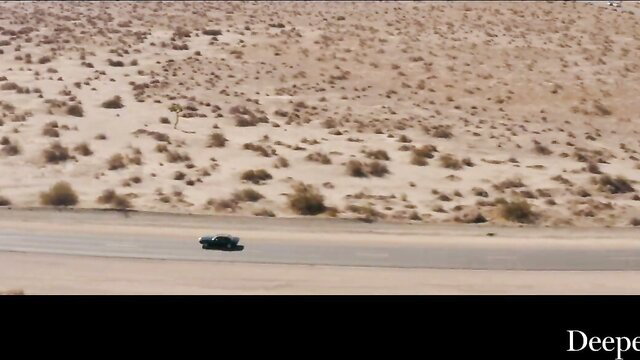 Chantal Danielle drives in desert on Deeper tattooed beauty debut