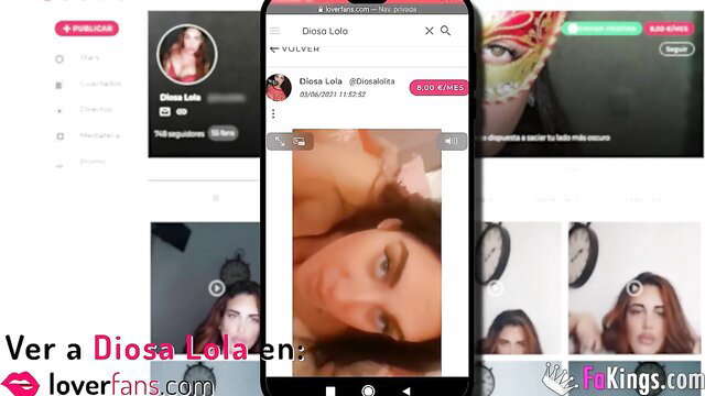 Diosa Lola Andalusian beauty with massive tits in hot selfie