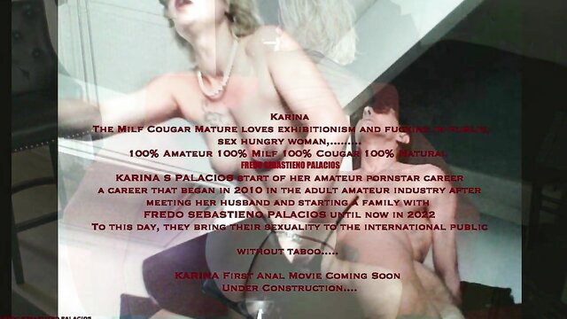 MILF cougar Karna loves exhibitionism and anal in public