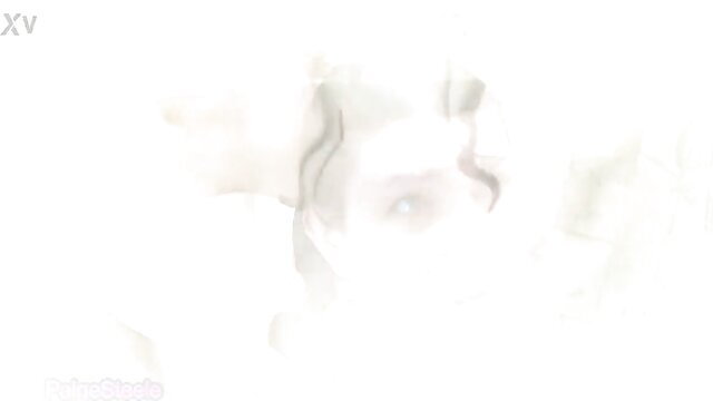 Horny wife teases with wet look in steamy shower closeup