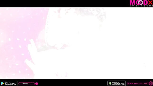 Indian aunty hands in pink glow, sexy tease