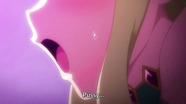 Blonde elf girl with huge tits screaming in ecstasy closeup