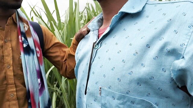 Indian men kissing embracing in jungle amateur gay bareback