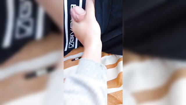 Nathan Jordaan footjob to classmate in park, amateur foot fetish