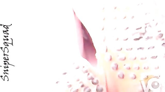 Closeup slow zoom on beautiful shaved pussy, pink labia glistening