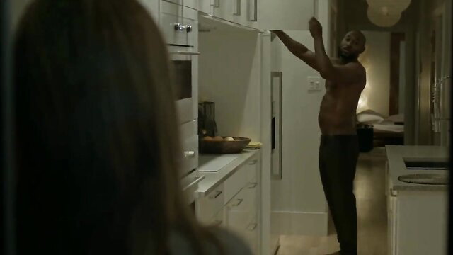 Krista Bridges as Inspector Elise Roberge in 19-2 kitchen scene