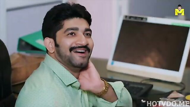 Handsome Indian man in green shirt from Mastram Meri Patni Ke Asli Rang Episode 1