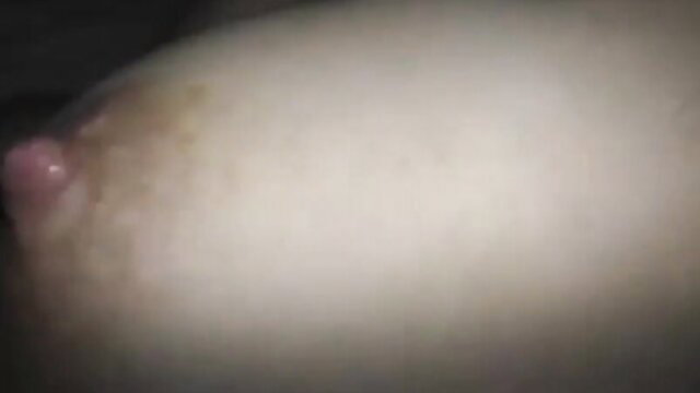 Closeup of 35yo Japanese mature wife's pale breast and erect nipple