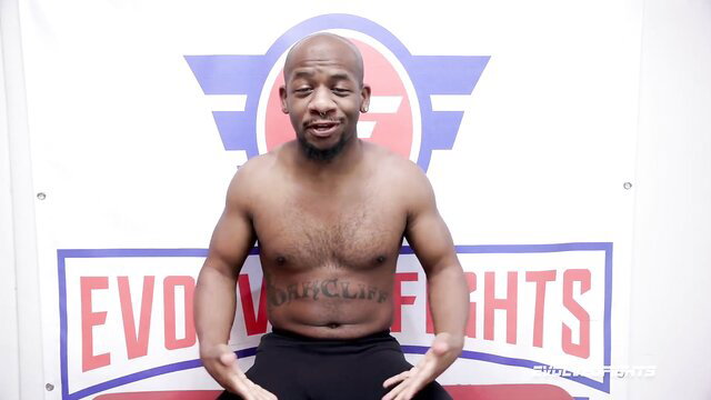 Wrecker Ralph barechested BBC fighter poses for Bella Rossi match