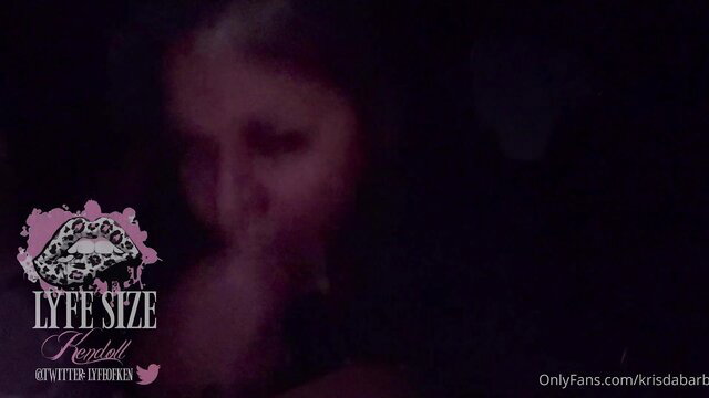 Kendoll Life Size Doll smoking sultry closeup OnlyFans promo