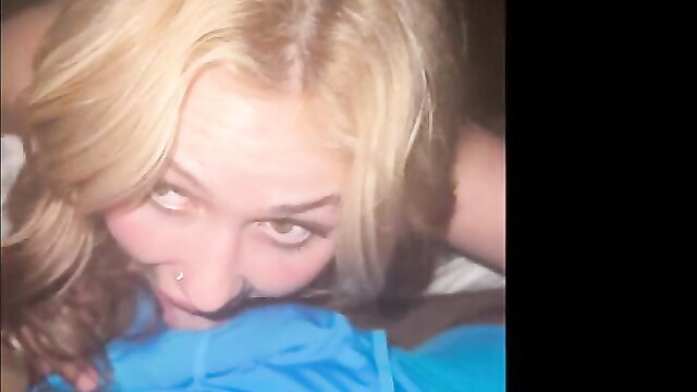 Haley Mihm blonde POV blowjob closeup sextape leaked