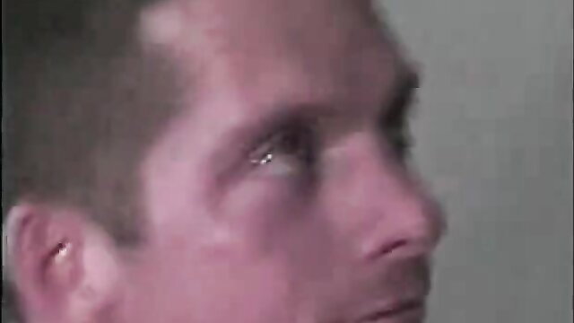 Bald white guy closeup intense gaze in taboo family threesome vid