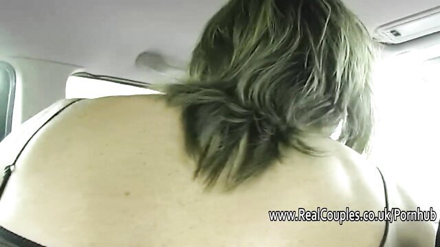 Hot daring outdoor flashing milf in bra showing back view