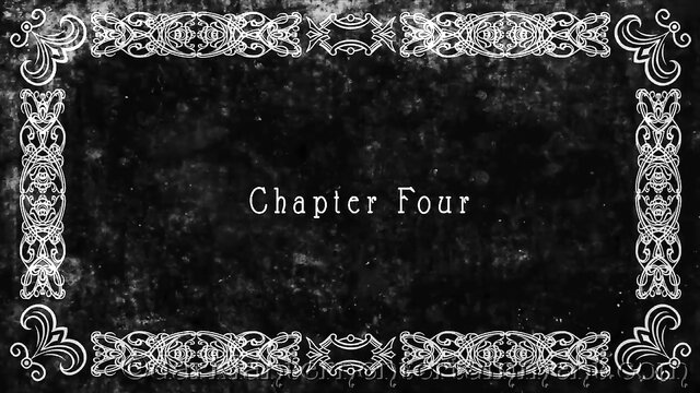 Dark ornate Chapter Four title card from My Secret Life Victorian porn series