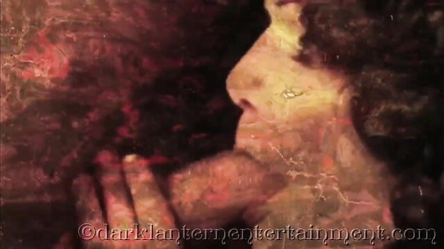 Victorian woman in red lighting fellates cock in Dark Lantern's My Secret Life thumbnail