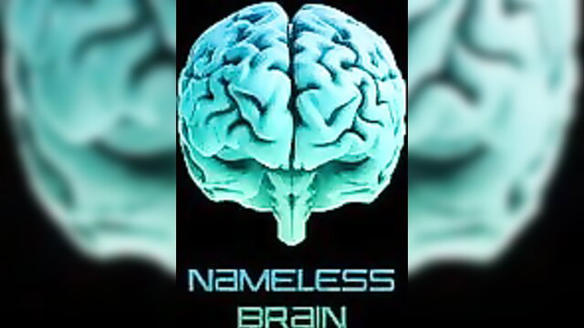 Nameless Brain glowing cyan 3D brain adult video thumbnail