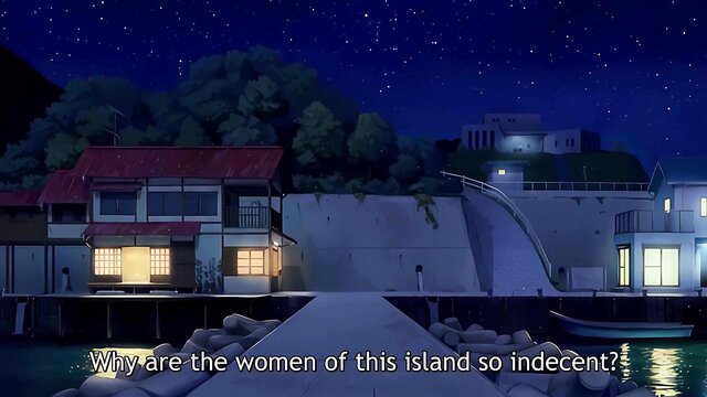 Koumi-jima women indecent night scene anime hentai island village