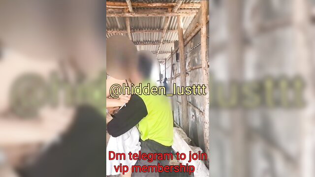 Blurred man in yellow shirt fucking woman on bed, Telegram @hidden_lusttt