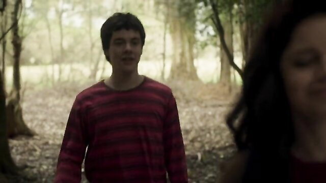 Romina Ricci in forest scene from Amor Bandido nude tits celeb clip