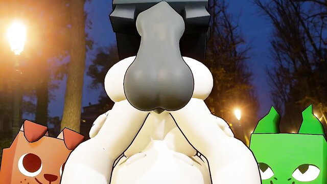 Roblox Pet Simulator X furry sex edit thumbnail with giant white balls ass and pets