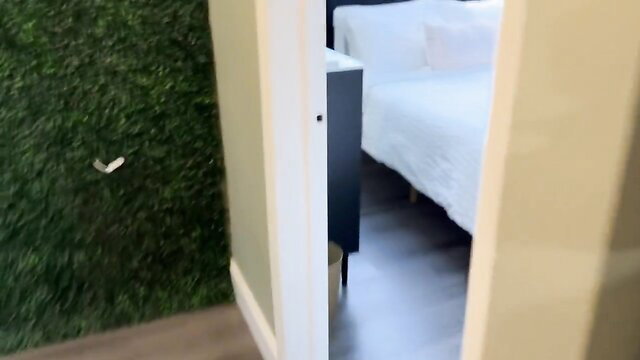 Redhead stepmom caught by busty stepson Danny Dirt in bedroom