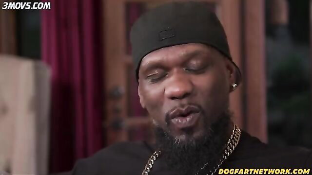 Adira Allure purrs for black delivery man in hot interracial hookup